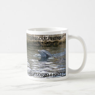 I LOVE DOLPHINS IN THE FLORIDA KEYS ... COFFEE MUG