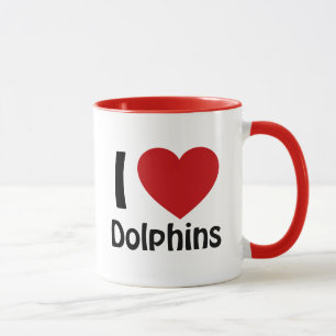 I love Dolphins Mug