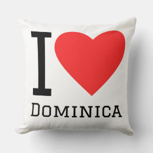 I love dominica cushion