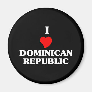 I Love Dominican Republic Magnet
