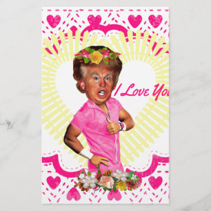 i love donald trump stationery