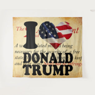 I LOVE DONALD TRUMP TAPESTRY