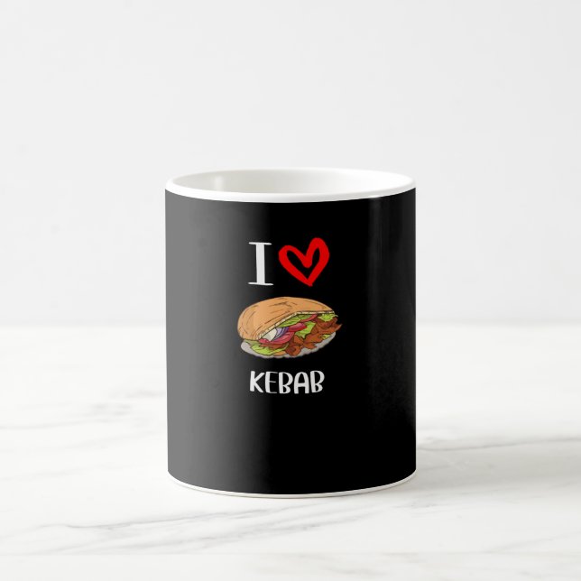 I Love Doner Kebab Coffee Mug (Center)