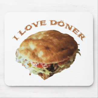 I Love Döner Mouse Pad