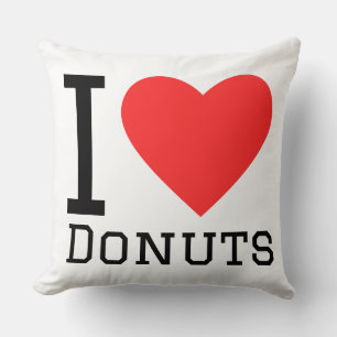 I love donuts  cushion