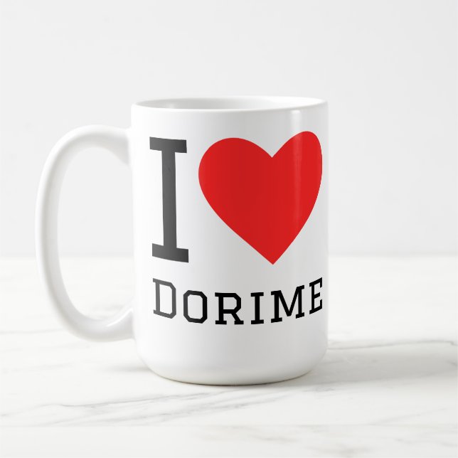 I love dorime coffee mug (Left)