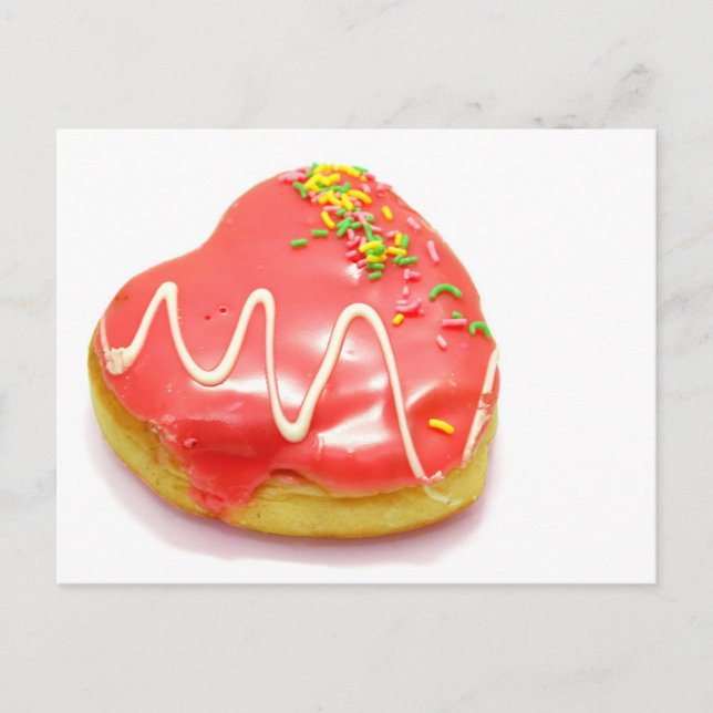 I Love Doughnut Postcard (Front)