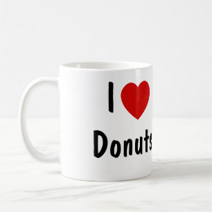 I Love Doughnuts Coffee Mug