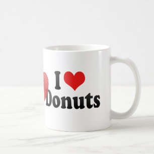 I Love Doughnuts Coffee Mug