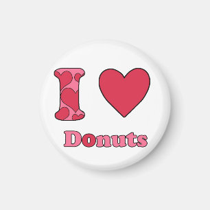 I love doughnuts magnet