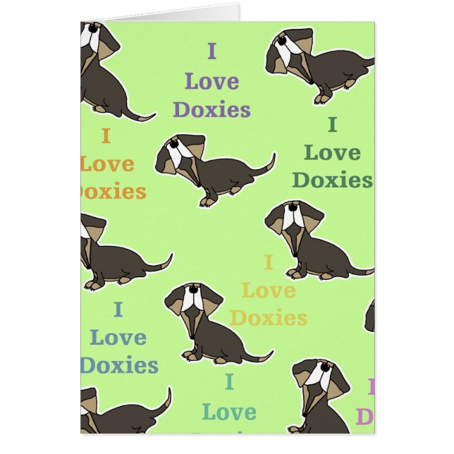 I Love Doxies collage (Front)