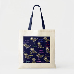 I Love Doxies collage Tote Bag