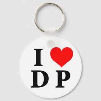 I Love DP Key Ring