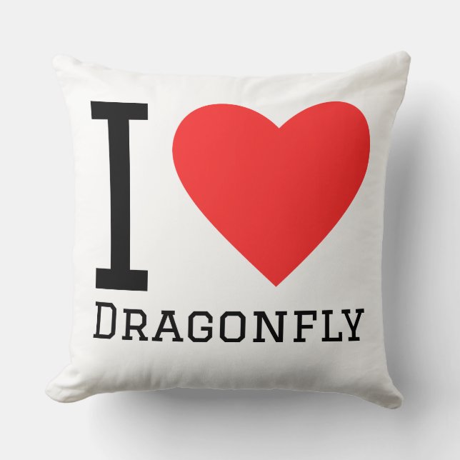 I love dragonfly cushion (Front)