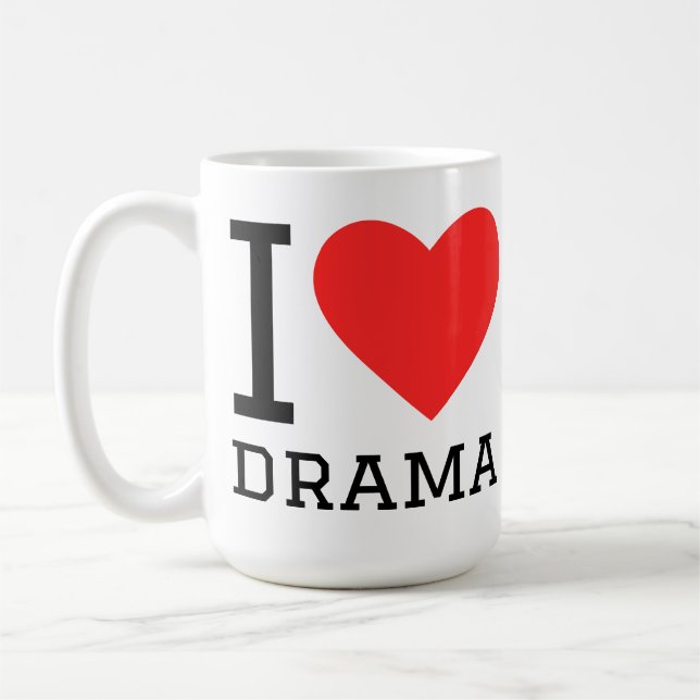 I love drama coffee mug (Left)
