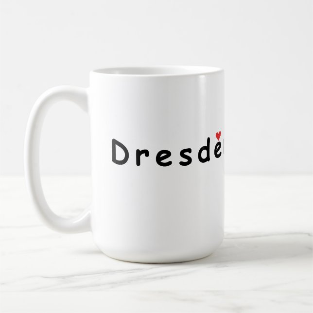 I love Dresden Germany Coffee Mug (Left)