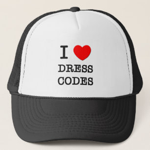 I Love Dress Codes Trucker Hat