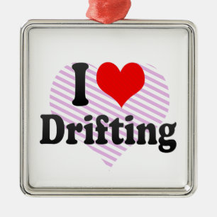 I love Drifting Metal Tree Decoration