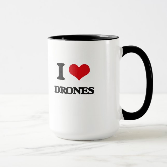 I love Drones Mug (Right)