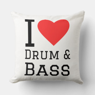 I love drum and bass cushion