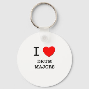 I Love Drum Majors Key Ring