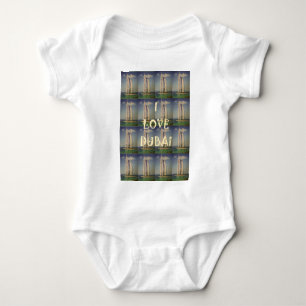 I Love Dubai Baby Bodysuit