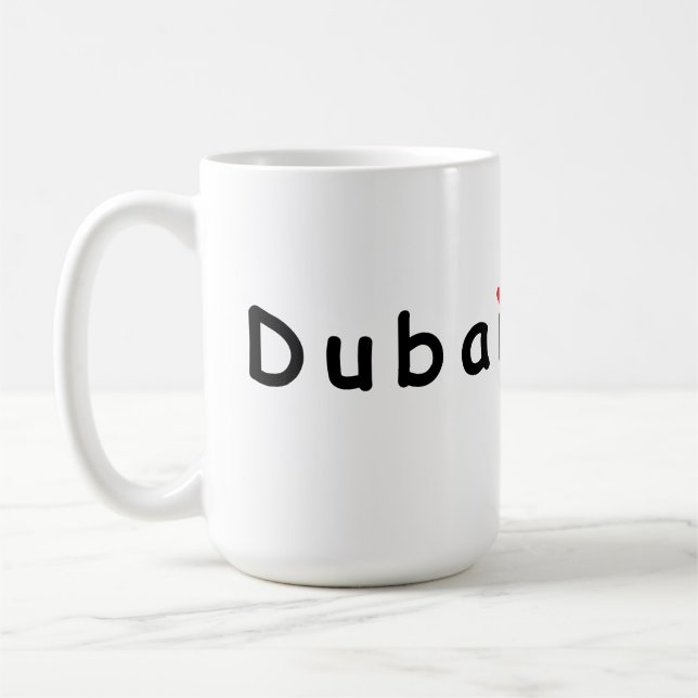 I love Dubai Coffee Mug (Left)