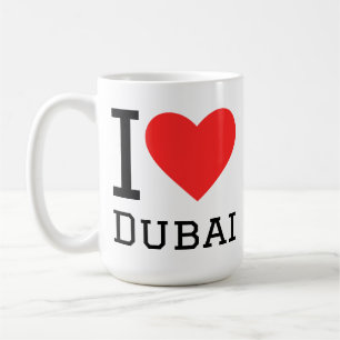 I love dubai coffee mug