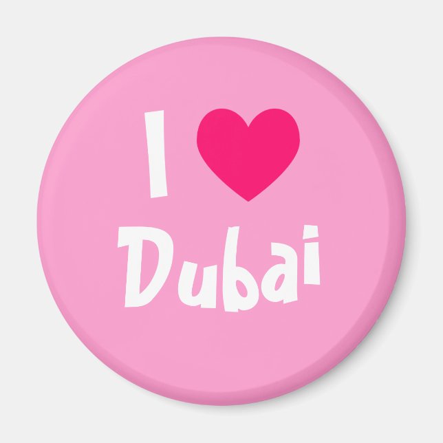 I Love Dubai Magnet (Front)