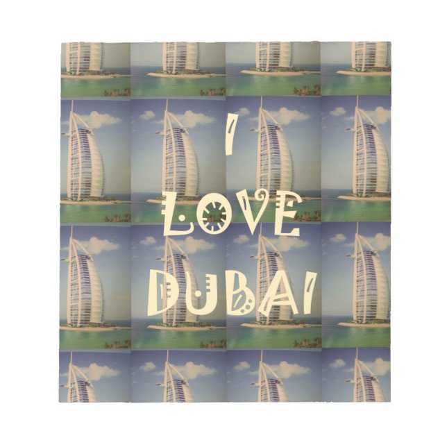 I Love Dubai Notepad (Front)