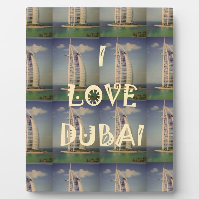 I Love Dubai Plaque (Front)