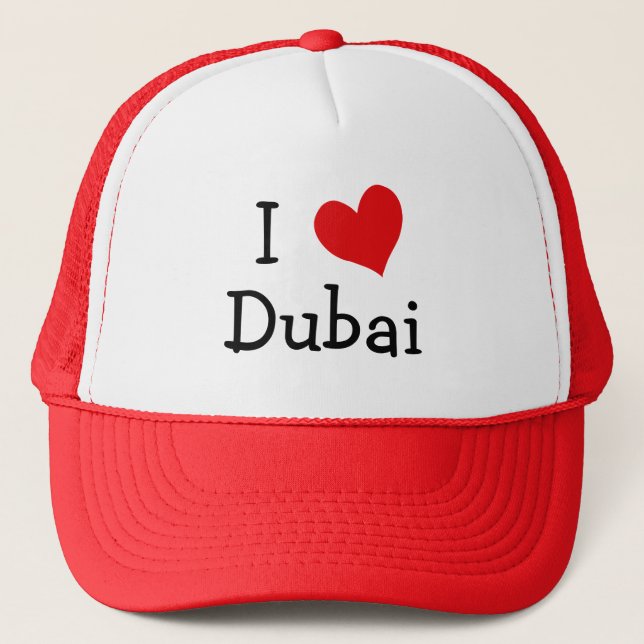 I Love Dubai Trucker Hat (Front)