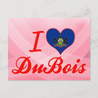 I Love DuBois, Pennsylvania Postcard