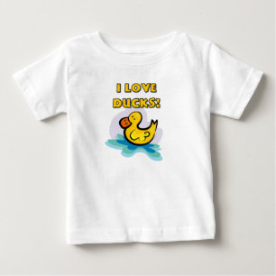 I Love Ducks Baby T-Shirt