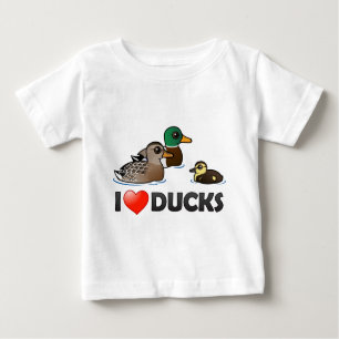 I Love Ducks Baby T-Shirt