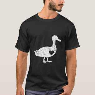 I Love Ducks - Farmer White Fowl Duck Lover Girl T-Shirt