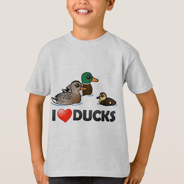 I Love Ducks T-Shirt (Front)