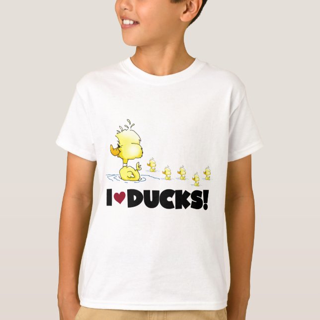 I Love Ducks Tshirts and Gifts (Front)