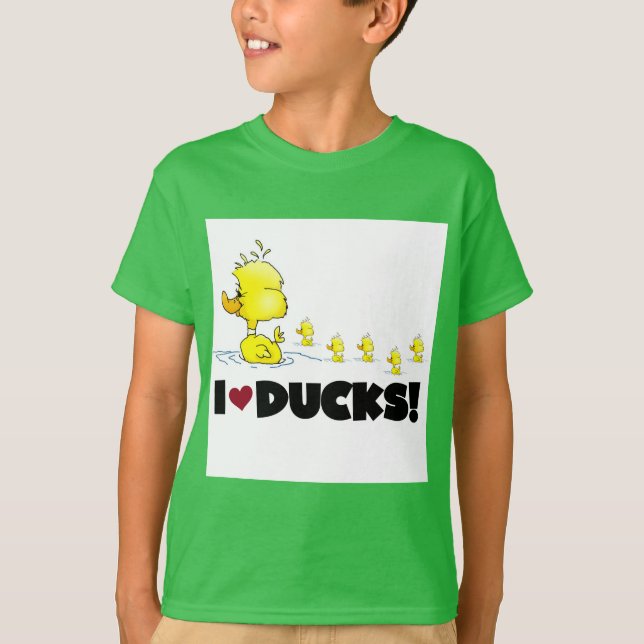 I Love Ducks Tshirts and Gifts (Front)