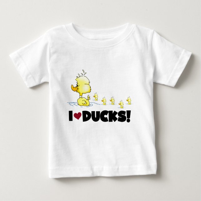 I Love Ducks Tshirts and Gifts (Front)
