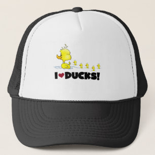 I Love Ducks Tshirts and Gifts Trucker Hat
