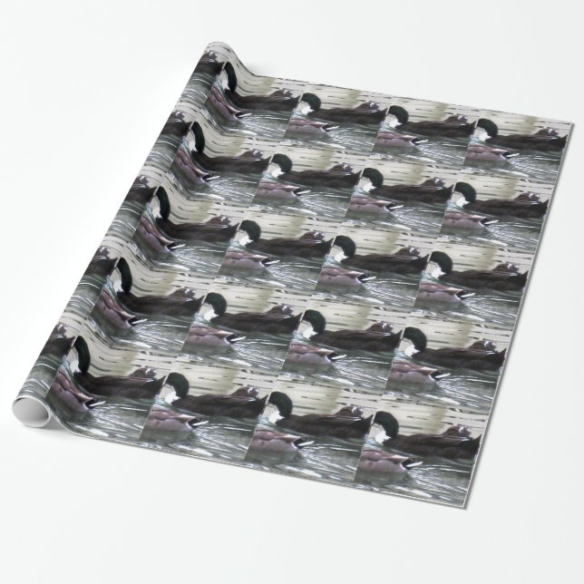 I love Ducks Wrapping Paper (Unrolled)