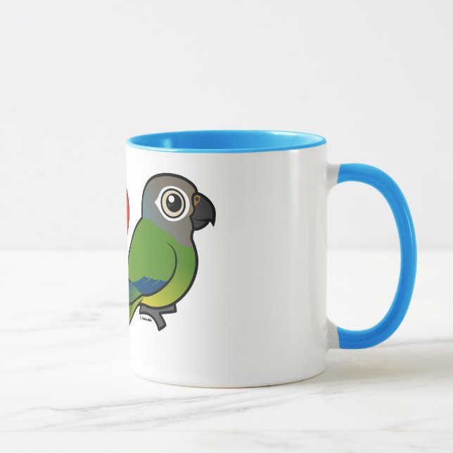 I Love Dusky-headed Conures Mug (Right)