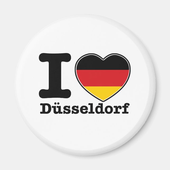 I love Dusseldorf Magnet (Front)