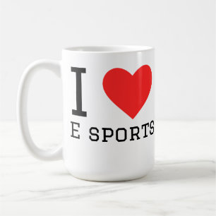 I love e sports coffee mug