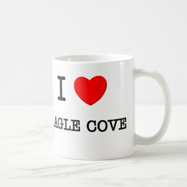 I Love Eagle Cove Washington Coffee Mug (Right)