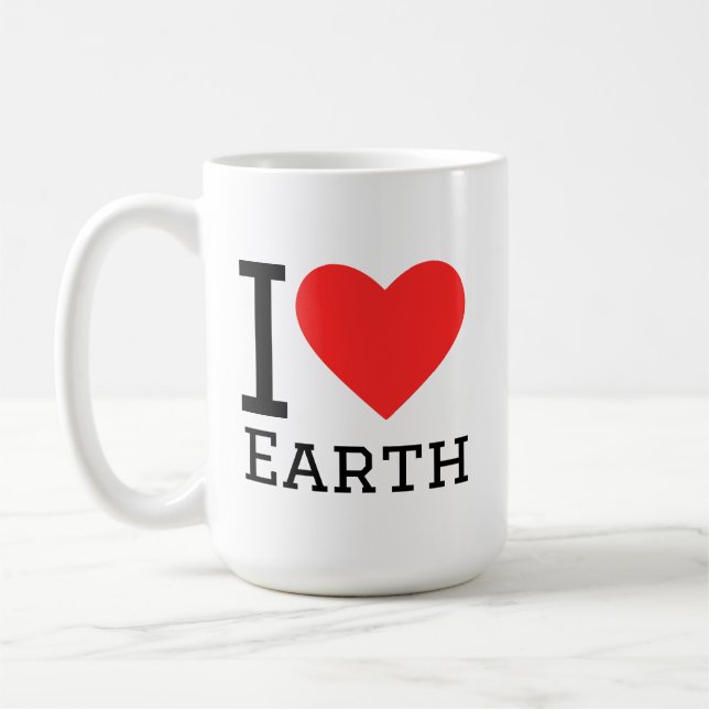 I love earth coffee mug (Left)