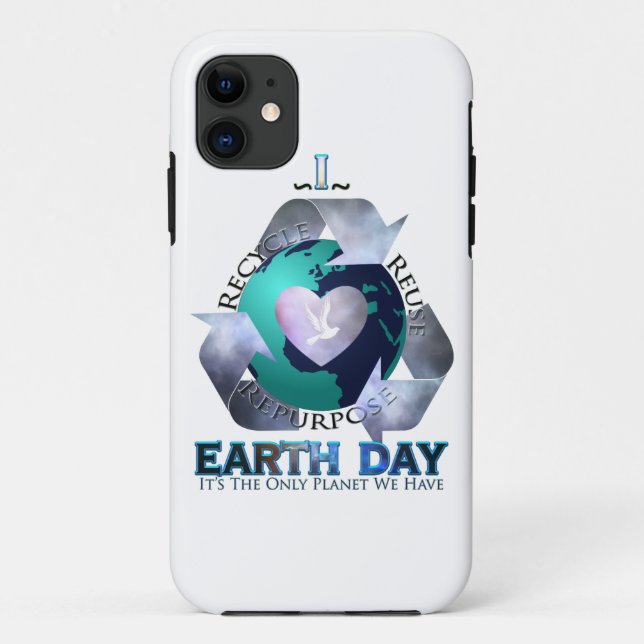 I Love Earth Day Case-Mate iPhone Case (Back)