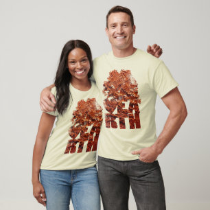 I Love Earth Red Stucco T-Shirt