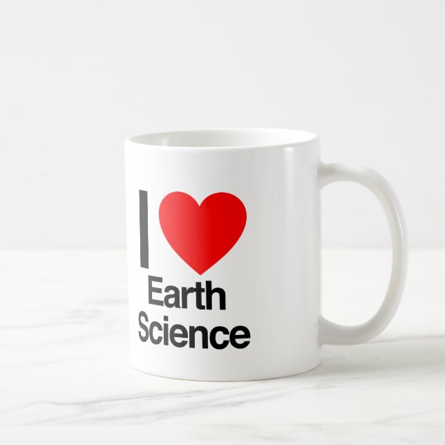 i love earth science coffee mug (Right)